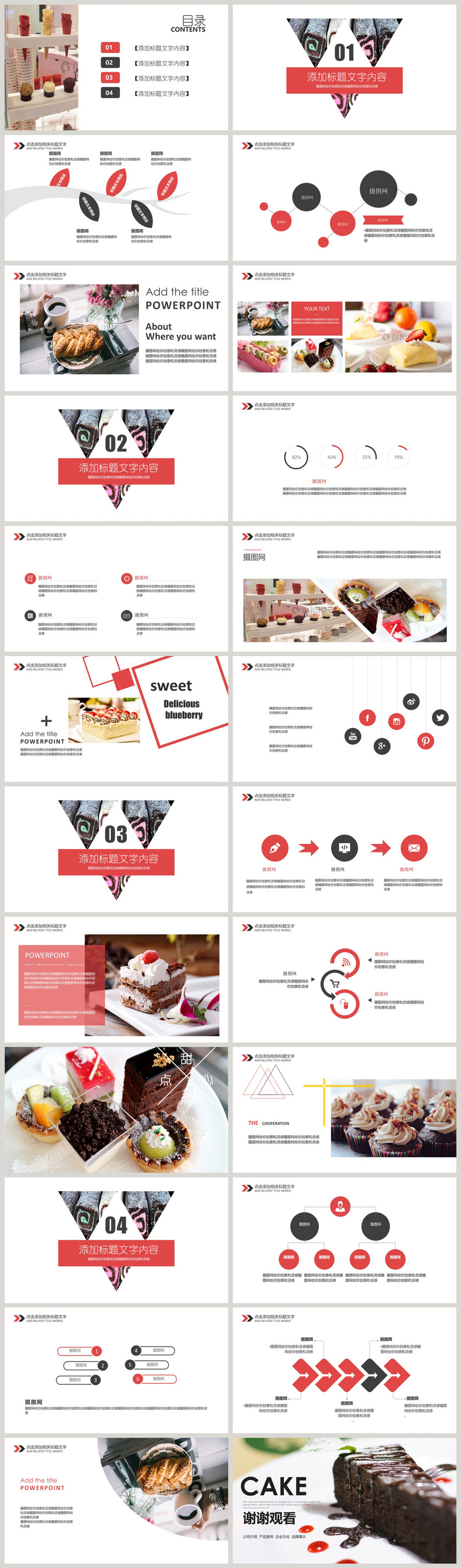 Delicious Bakery PowerPoint Templates
