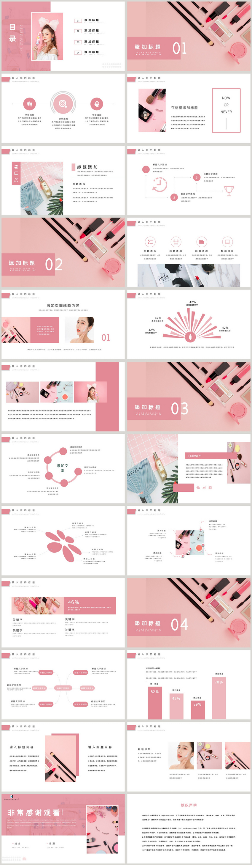 Maquillaje Plantilla PowerPoint