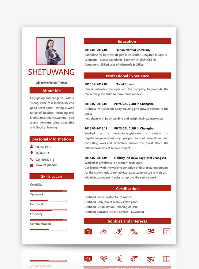 Consulting Resume Template Word from img.lovepik.com