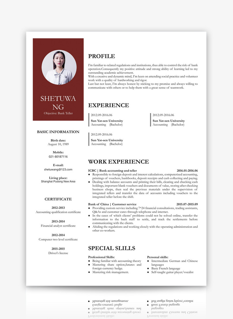 english-resume-template-livecareer-gambaran